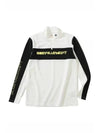 Men's Trans Half Zip Up Long Sleeve T-Shirt Offwhite - HORN GARMENT - BALAAN 1