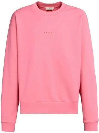 Mini Logo Organic Cotton Sweatshirt Pink - MARNI - BALAAN 2