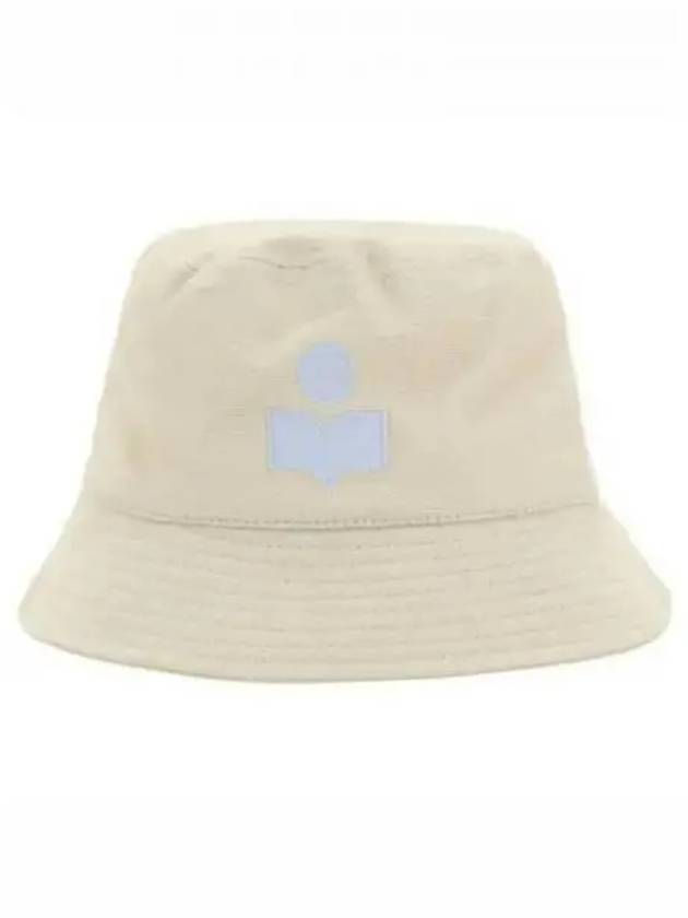 Haley Embroidered Logo Bucket Hat Ivory - ISABEL MARANT - BALAAN 2