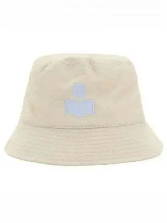 Haley Embroidered Logo Bucket Hat Ivory - ISABEL MARANT - BALAAN 2