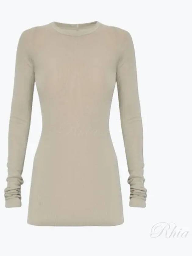 Slim fit long sleeve top RP02D3202 RC08 - RICK OWENS - BALAAN 1