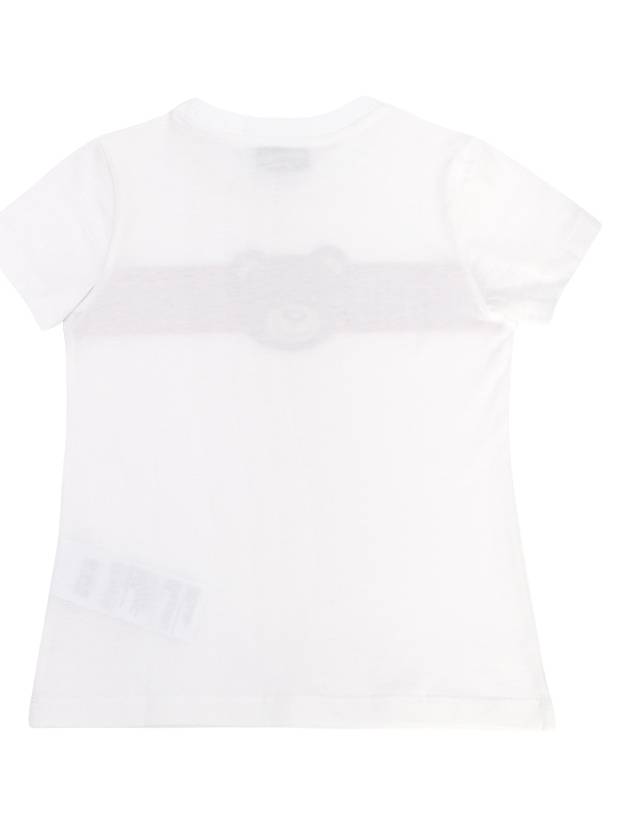 Kids short sleeve t shirt HUM04Q LAA03 10101 Adults can wear - MOSCHINO - BALAAN 2