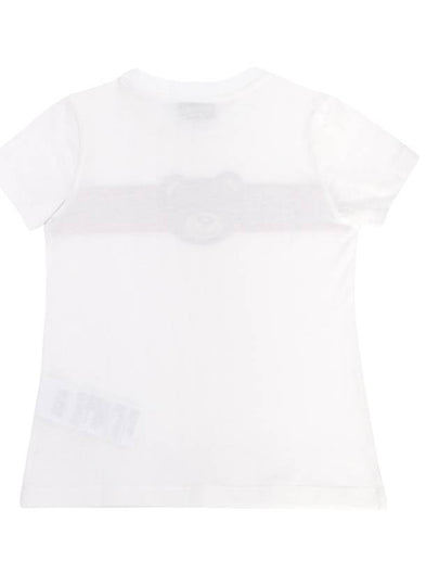 Kids short sleeve t shirt HUM04Q LAA03 10101 Adults can wear - MOSCHINO - BALAAN 2