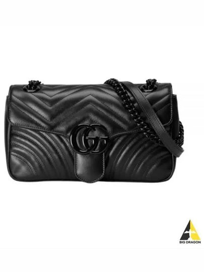 GG Marmont Mini Shoulder Bag Black - GUCCI - BALAAN 2