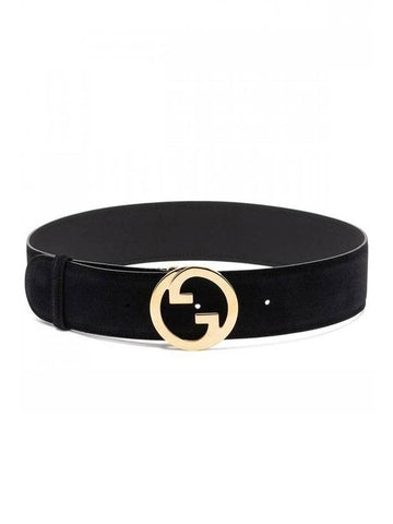 Blondie Wide Belt Black - GUCCI - BALAAN 1