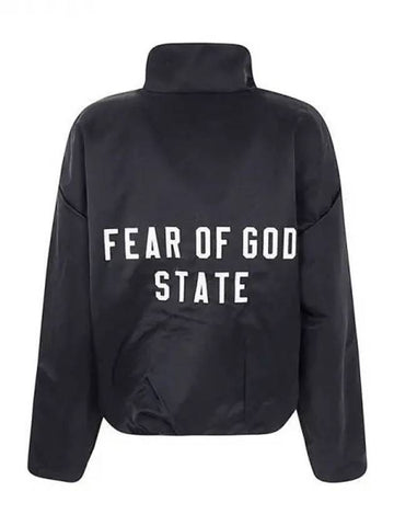 Back logo high neck nylon jacket - FEAR OF GOD - BALAAN 1