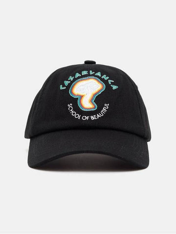 CASABLANCA RAINBOW MUSHROOM EMBROIDERED CAP - CASABLANCA - BALAAN 1