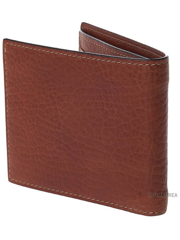 Full Grain Calfskin Billfold Halfwallet Brown - BRUNELLO CUCINELLI - BALAAN 4