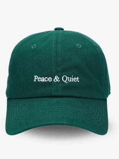 MUSEUM OF PEACE QUIET Classic Wordmark Ball Cap Forest MOPQSS2322FOREST - MUSEUM OF PEACE & QUIET - BALAAN 1