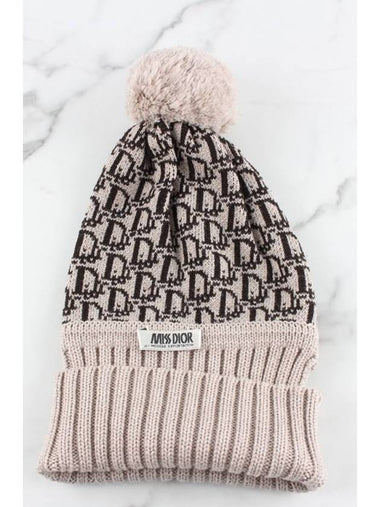 Oblique pattern beanie - DIOR - BALAAN 1