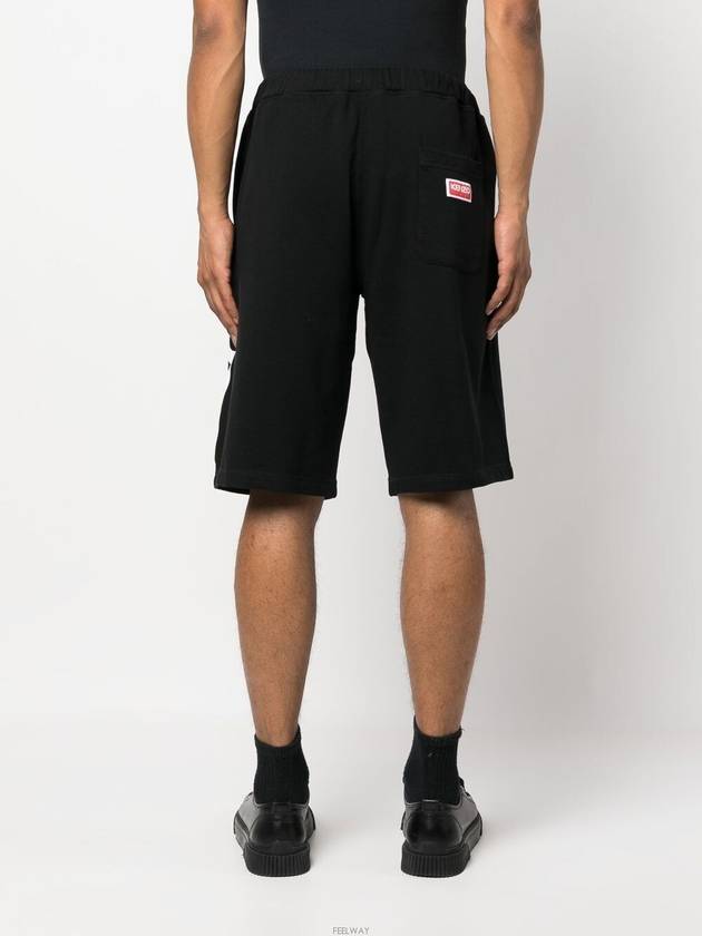 Boke Flower 2 0 Bermuda Shorts Black - KENZO - BALAAN 5