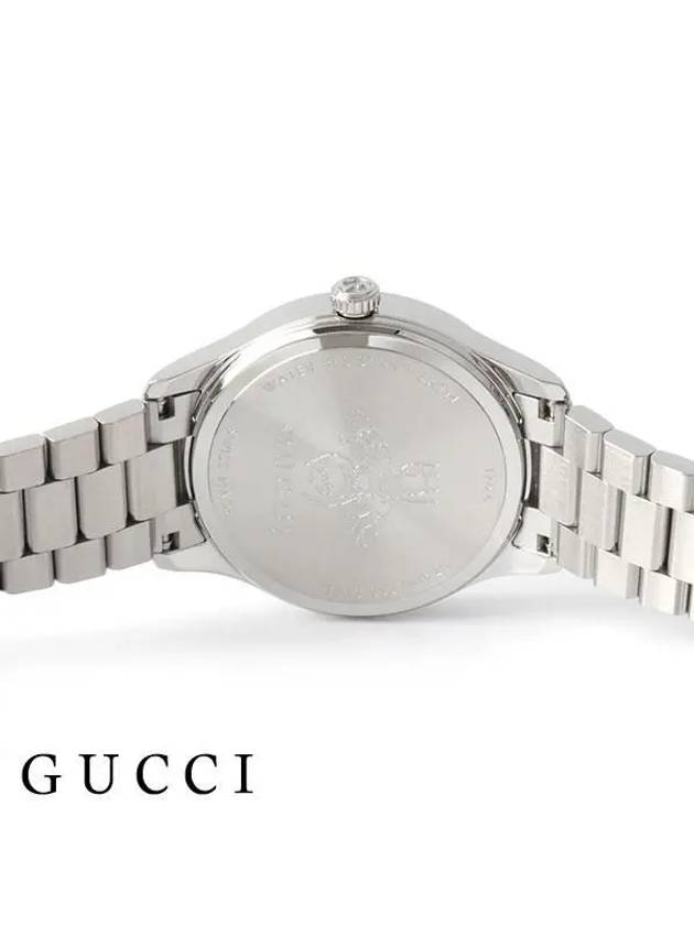 G Timeless Bee 32mm Metal Watch Silver YA1265031 - GUCCI - BALAAN 4