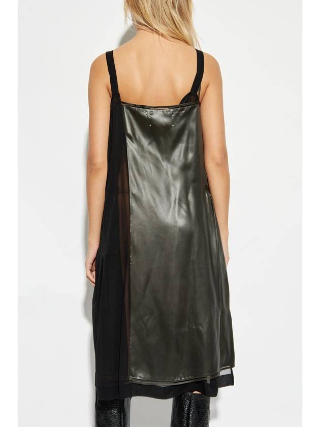 Maison Margiela Dress With Ties, Women's, Black - MAISON MARGIELA - BALAAN 4