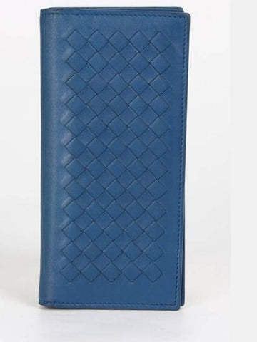 Intrecciato long wallet blue - BOTTEGA VENETA - BALAAN 1