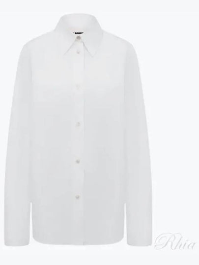 Slim Fit Cotton Shirt White - JIL SANDER - BALAAN 2