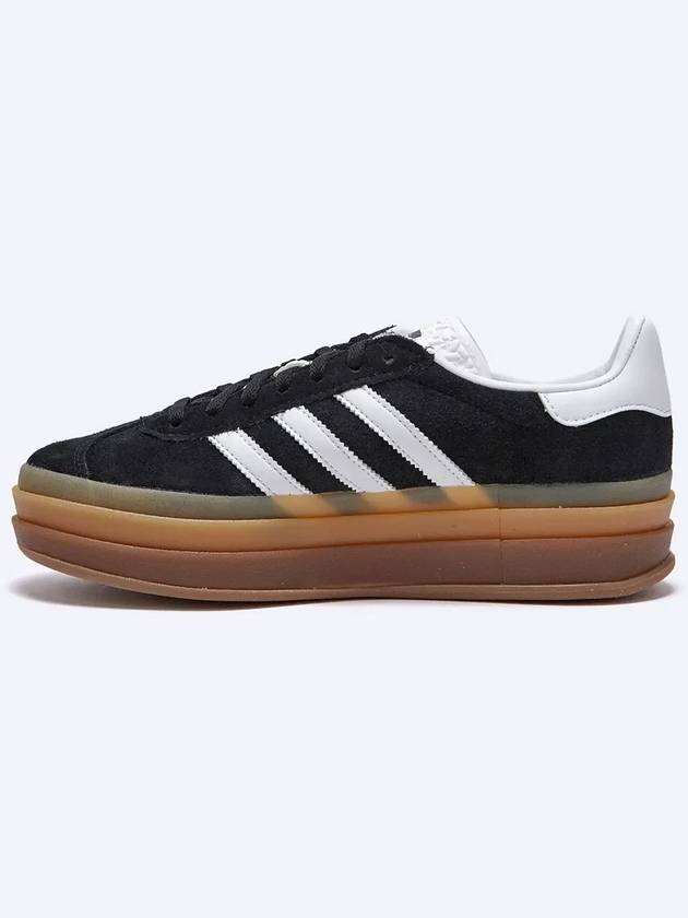 Gazelle Bold Low Top Sneakers Core Black Cloud White - ADIDAS - BALAAN 4