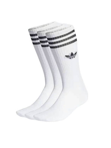 Solid Crew Socks 3 Pack White - ADIDAS - BALAAN 1