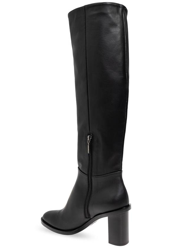 Max Mara Leather Boots, Women's, Black - MAX MARA - BALAAN 5