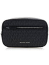 3 In 1 Logo Monogram Travel Gift Set Clutch Bag Black - MICHAEL KORS - BALAAN 3