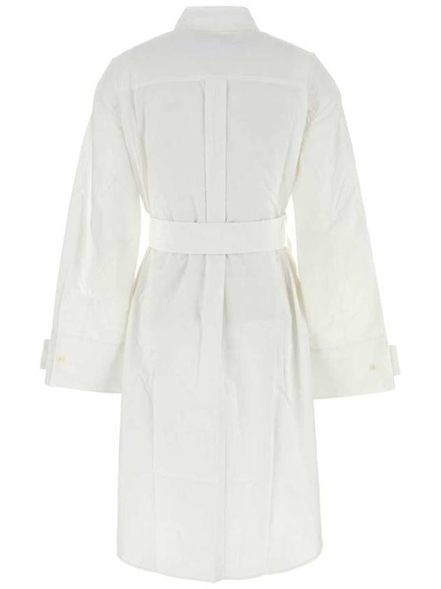 Double Wrap Trench Midi Dress White - JW ANDERSON - BALAAN 3