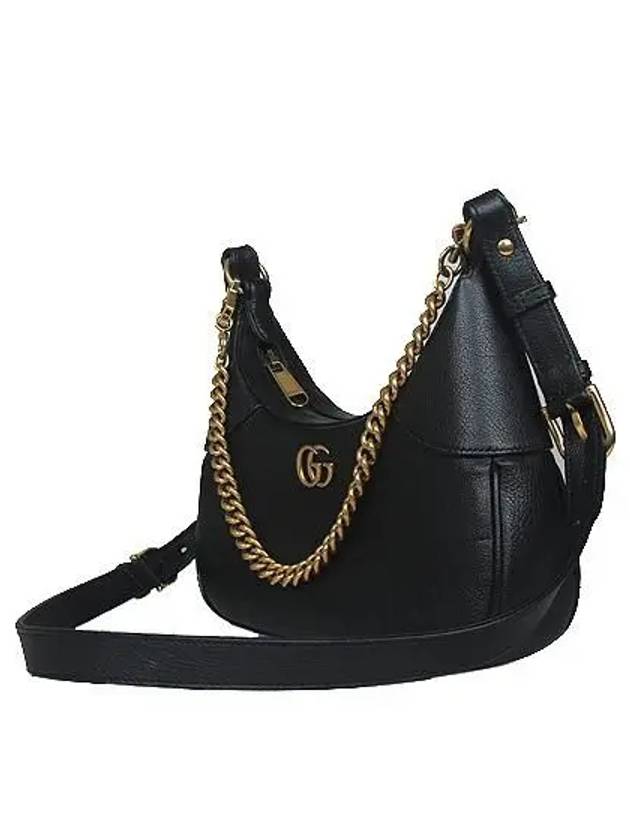 731817 Black Leather Aphrodite Small Chain Shoulder Bag Cross 2WAY - GUCCI - BALAAN 2