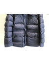 Men s Hooded Down Jacket Navy - MONCLER - BALAAN 5