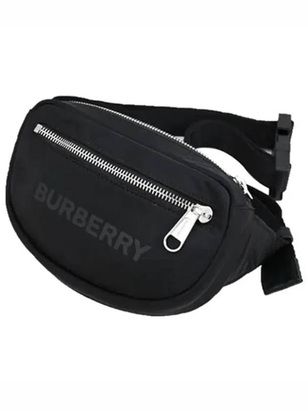 Logo Small Nylon Cannon Belt Bag Black - BURBERRY - BALAAN 2