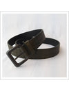 Intrecciato Leather Belt Khaki - BOTTEGA VENETA - BALAAN.