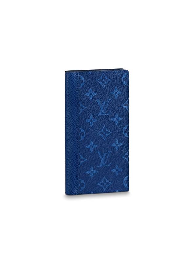 Brazza Damier Long Wallet Blue - LOUIS VUITTON - BALAAN 1