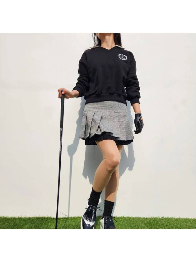 Golf Sweatshirt R Collar V-neck Tiara Golf Rounding Sweatshirt T-shirt Field Look - LOLOALLOY - BALAAN 5