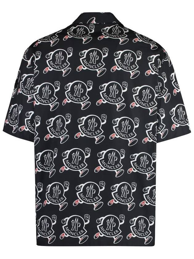 Moncler Printed Cotton Shirt - MONCLER - BALAAN 2