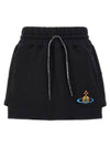 Logo A-Line Skirt Black - VIVIENNE WESTWOOD - BALAAN 2