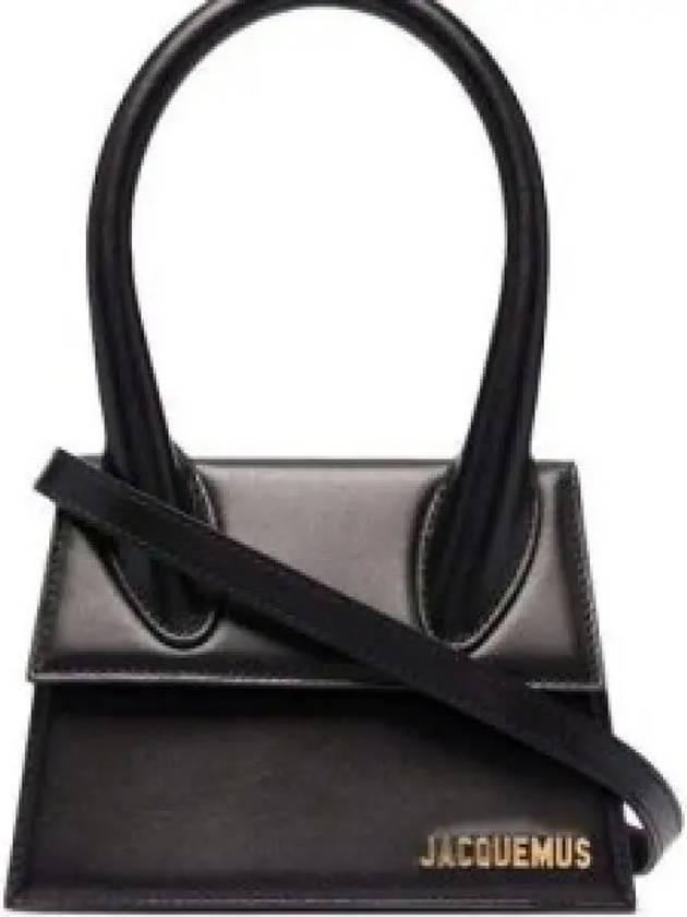 Le Chiquito Moyen Medium Leather Tote Bag Black - JACQUEMUS - BALAAN 2