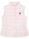 Kids LIANE Padded Vest Light Pink 1A00085 595FE 50B - MONCLER - BALAAN 3