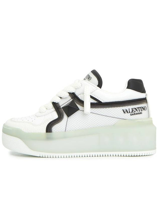 One Stud Low Top Sneakers White - VALENTINO - BALAAN 1