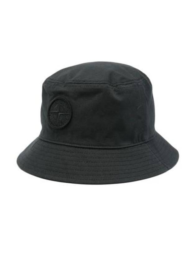 24Ss Kids Stone Island Hat Cap Stone Island 801690365 V0029 Black Black - STONE ISLAND - BALAAN 1