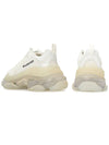 Triple S Clear Sole Low Top Sneakers White - BALENCIAGA - BALAAN 7