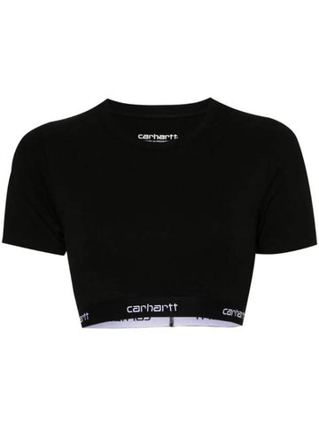 Script Logo Underband Crop T-Shirt I033222 - CARHARTT WIP - BALAAN 1