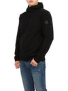 Metropolis Hooded Knit Top Black - CP COMPANY - BALAAN 6