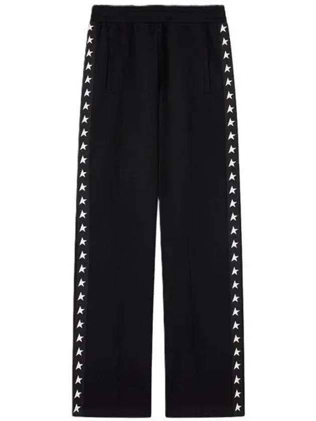 Side Star Logo Track Pants Black - GOLDEN GOOSE - BALAAN 2