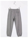 Acne Studios Kids Gray Face Logo Cotton Sweatpants DK0006 - ACNE STUDIOS - BALAAN 2