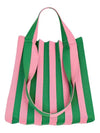 Two Way Shopper Bag Pink Green - PLEATSMAMA - BALAAN 6