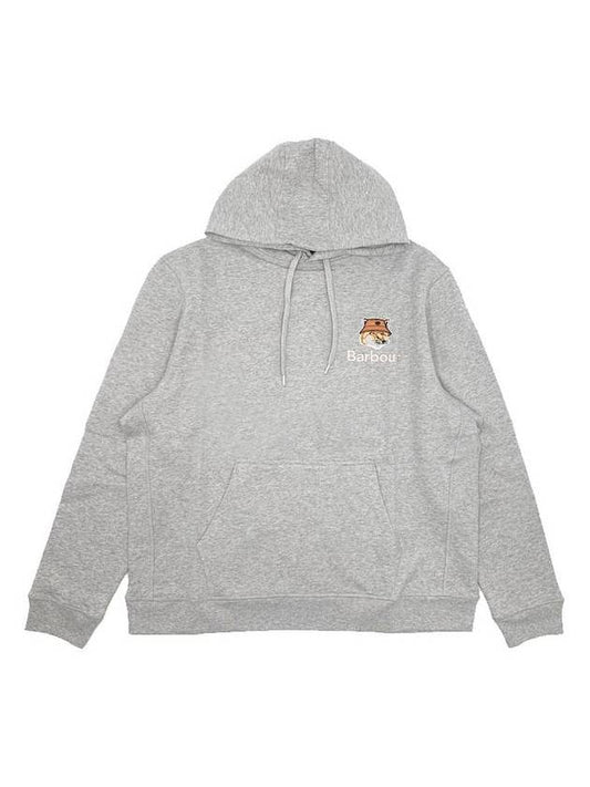 Barber x Men Women Fox Head Hood Gray Horse MOL0569 GY52 - MAISON KITSUNE - BALAAN 1