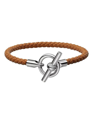 Glenan Silver Chain Bracelet Gold - HERMES - BALAAN 1