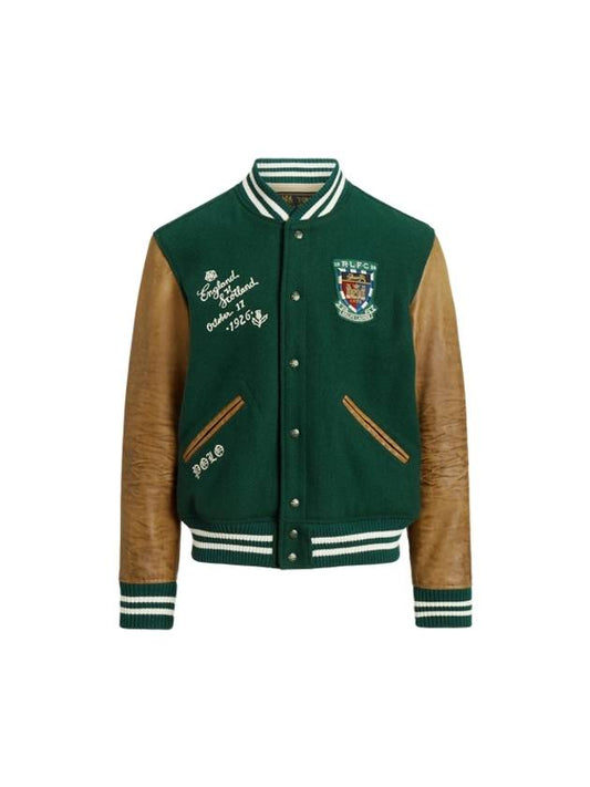 30 points varsity style jacket green - POLO RALPH LAUREN - BALAAN 1