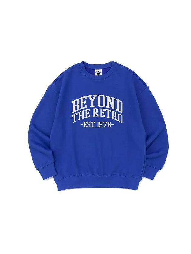 SLOGAN ARCH SWEATSHIRTS BLUE - POLYGRAM - BALAAN 1