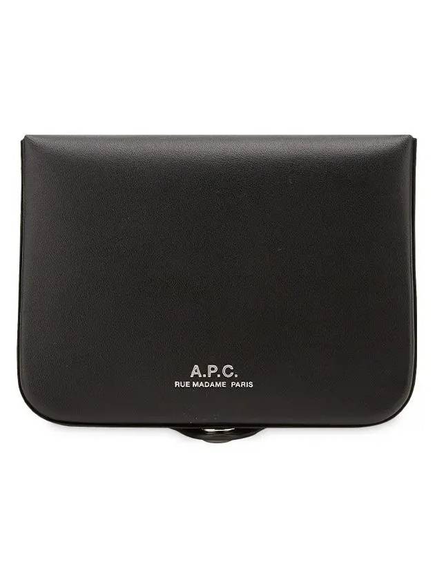 Josh Leather Coin Wallet Black - A.P.C. - BALAAN 4