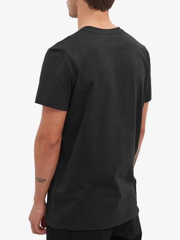 Mini Logo Short Sleeve T-shirt Black - BALMAIN - BALAAN 5