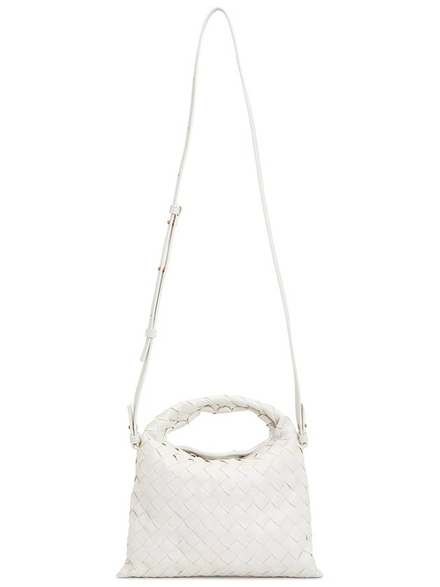 Intrecciato Mini Hop Tote Bag White - BOTTEGA VENETA - BALAAN 7