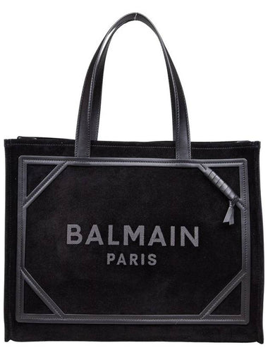 Balmain Suede Shopping Bag - BALMAIN - BALAAN 1